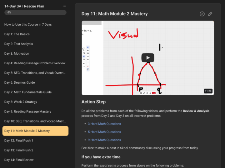 How to Get the 14-Day SAT Rescue Plan for (basically) free (FAQ)