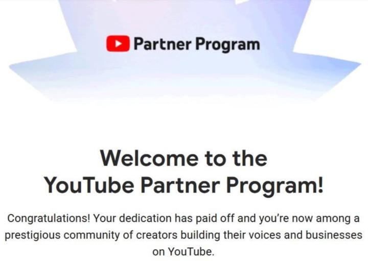 From struggling to getting accepted into the YouTube Partner Program… 🚀