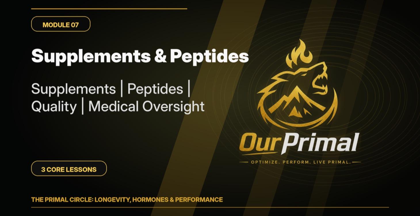 Supplements & Peptides