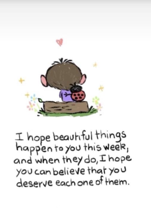 A new week, new beginnings 💕
