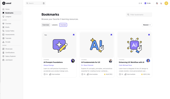 📱 New Uxcel Courses