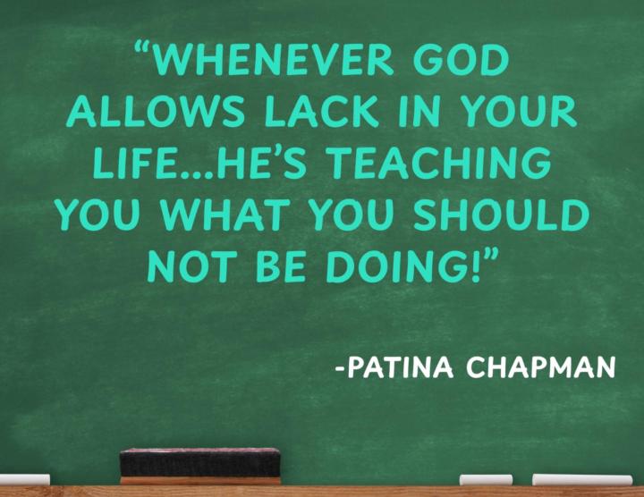 Why God Allows Lack! 