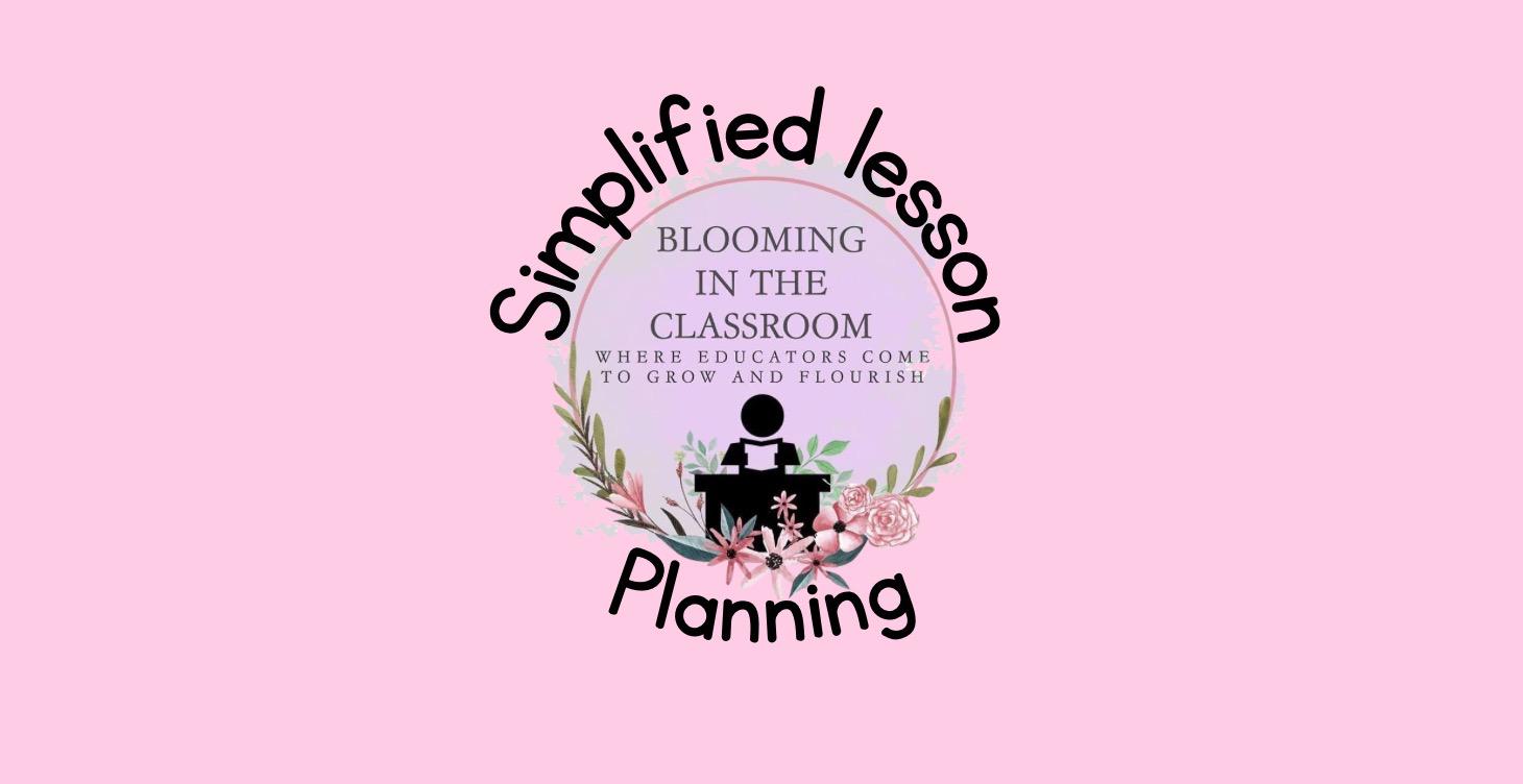 Simplified Lesson Planning