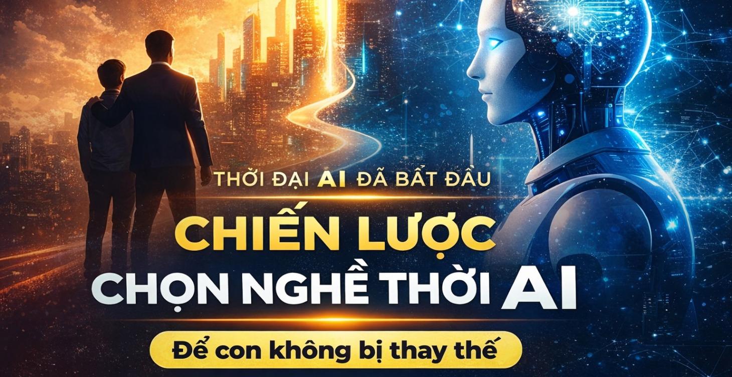 Chiến lược chọn nghề thời AI để không bị thay thế