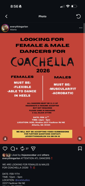 COACHELLA AUDITION