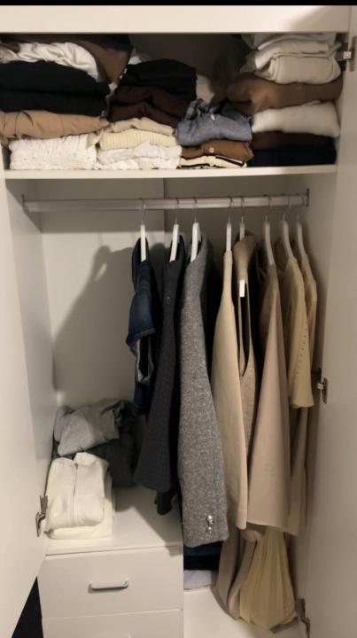 New wardrobe filled with intention & elegance 