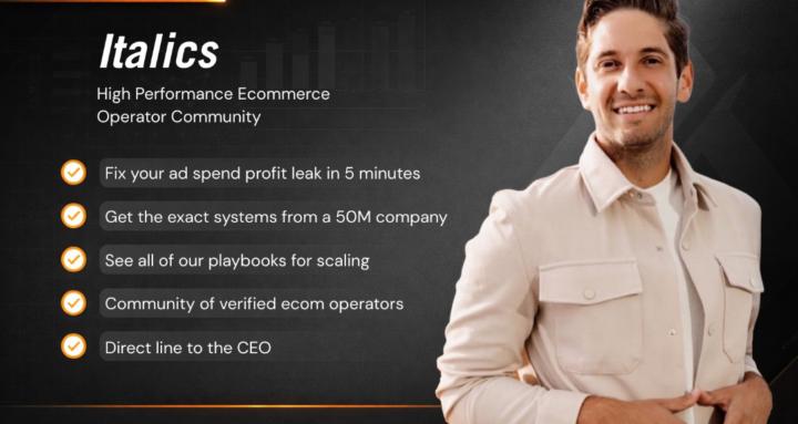 Italics - Learn from the CEO