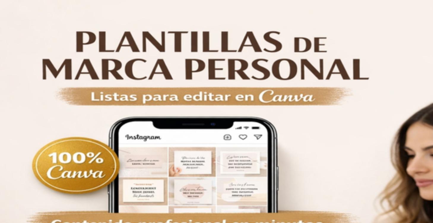 Plantillas de marca personal listas para editar