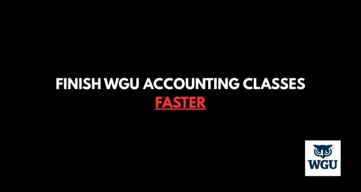 WGU Accounting Accelerator