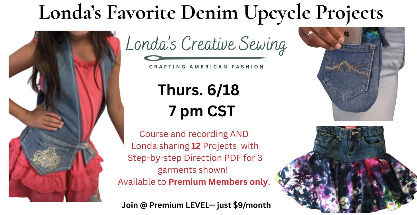 Londa's Favorite Upcycle Denim Projects