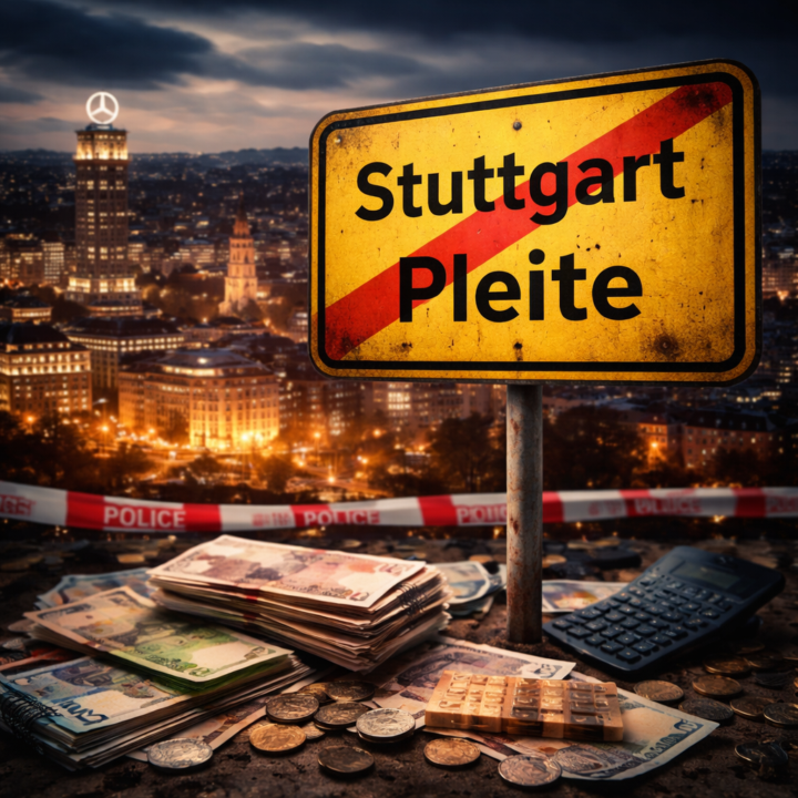 Stuttgart steht kurz vor der Pleite