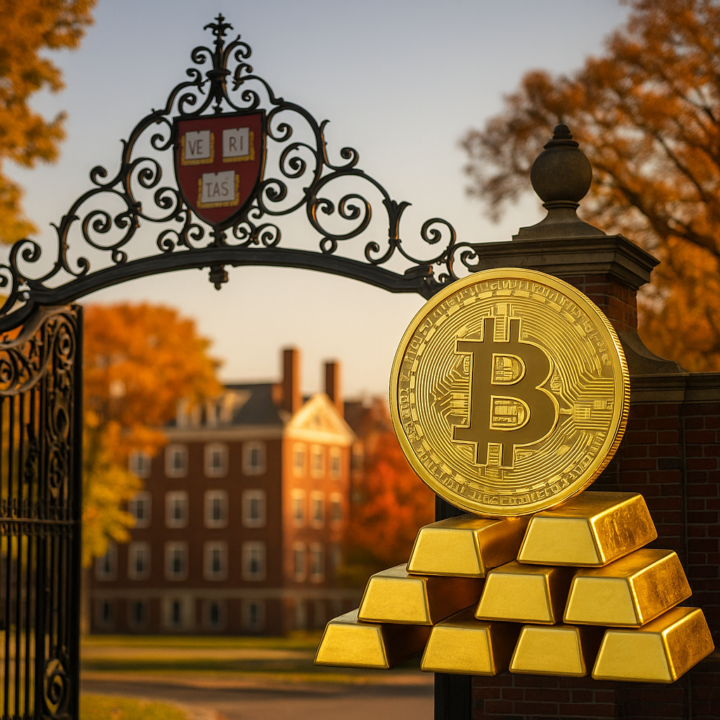 Harvard baut um: Gold gestärkt, Bitcoin verklärt, Silber ignoriert. Und alles bequem über ETFs.