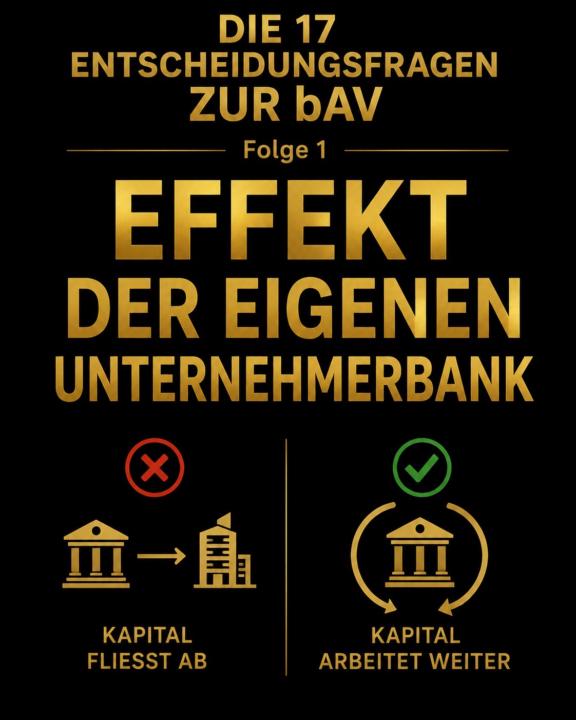 Die 17 Entscheidungsfragen zur bAV 
