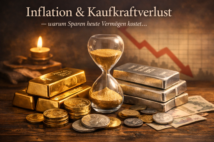 Inflation & Kaufkraftverlust – warum Sparen heute Vermögen kostet
