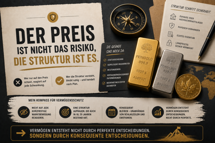Der Preis ist nicht das Risiko, die fehlende Strategie ist es.