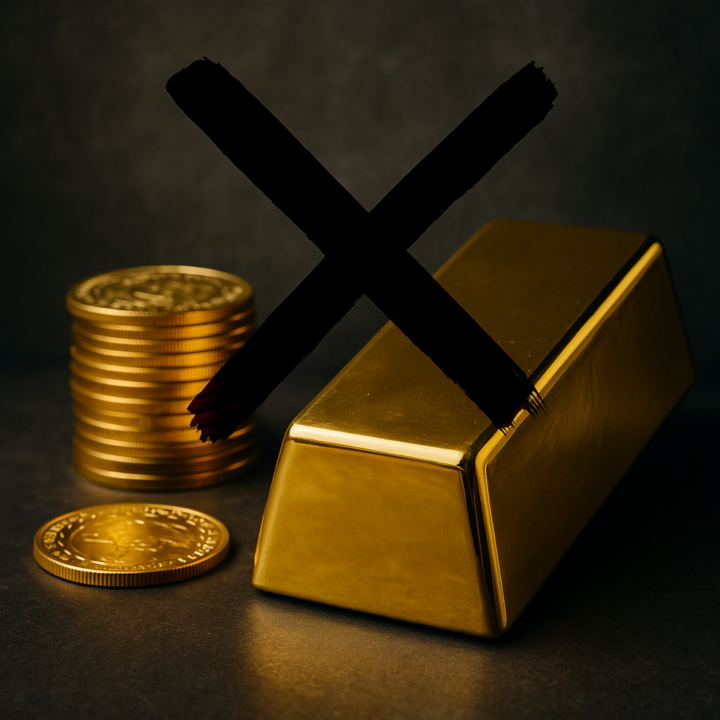 Gold verbrennt keine Zukunftsträume. Menschen tun das