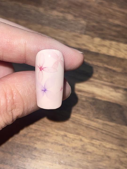 Water color nails