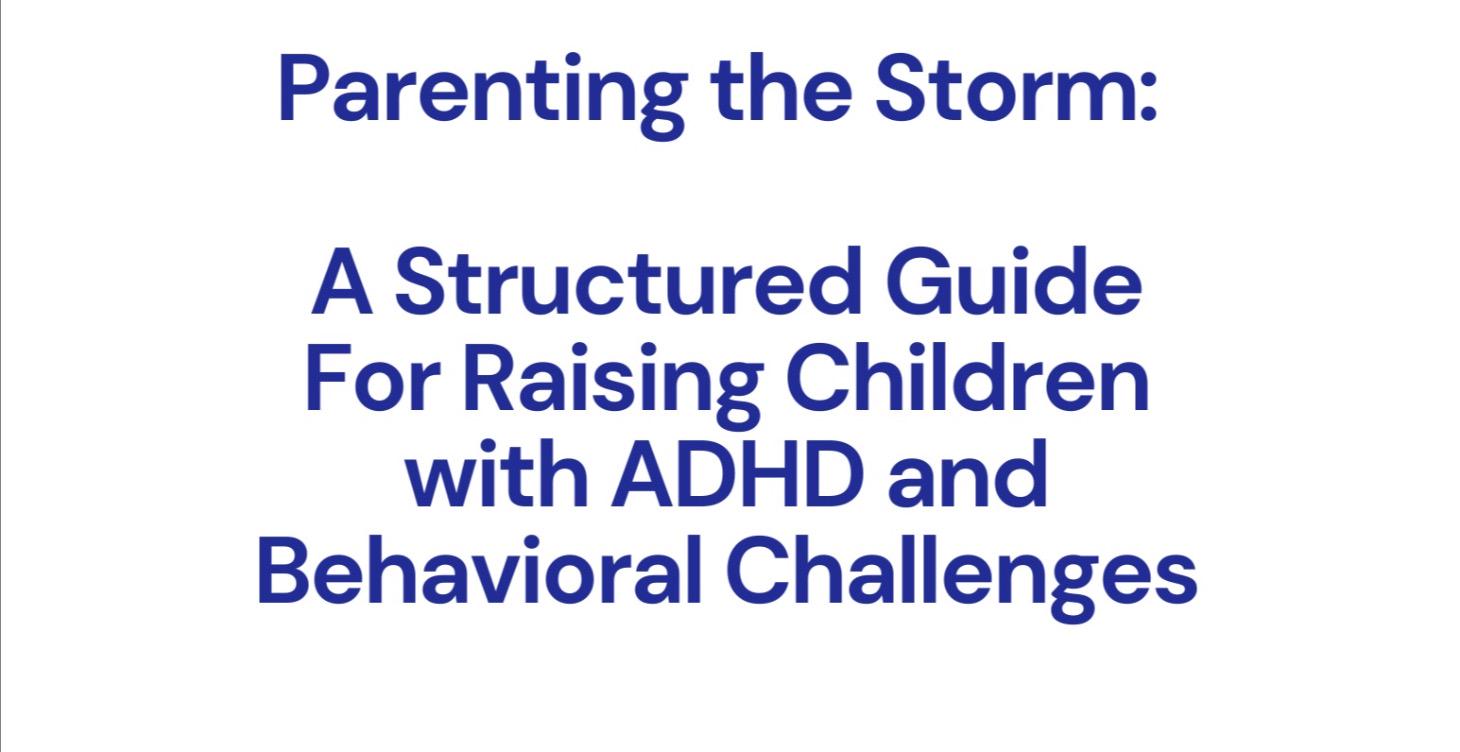 ADHD Guide for Behaviors