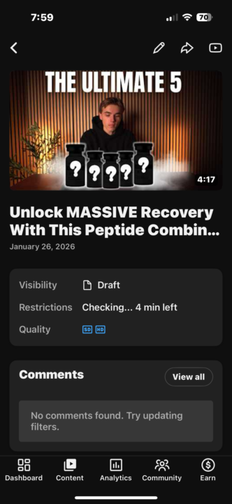 dropping another video tommorow 9am east