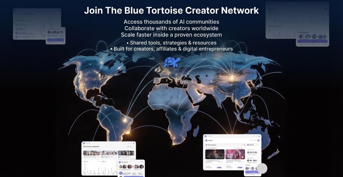 Step 5 - Join Blue Tortoise Creator Network