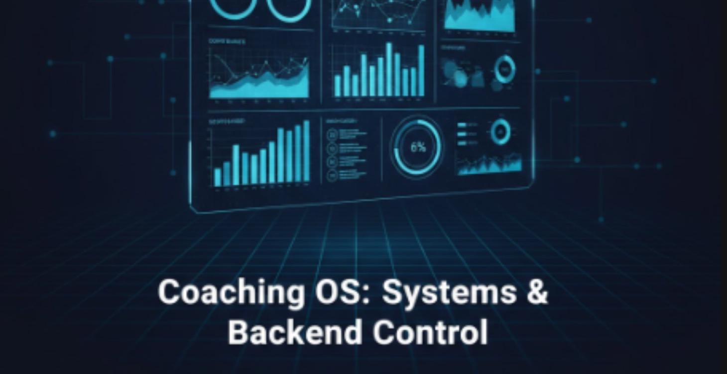 4️⃣ Coaching OS: Systems, Data & Backend Control