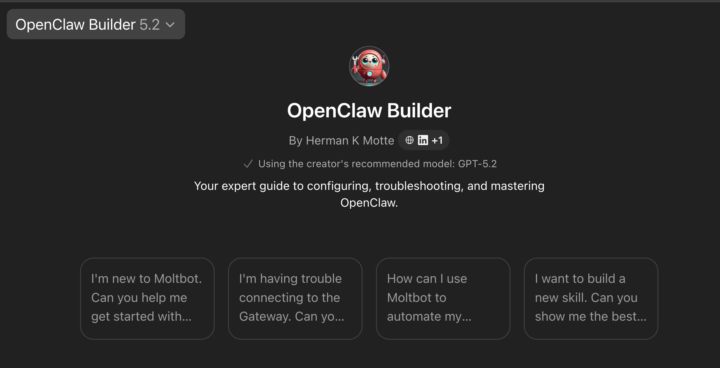 Clawbot Builder GPT