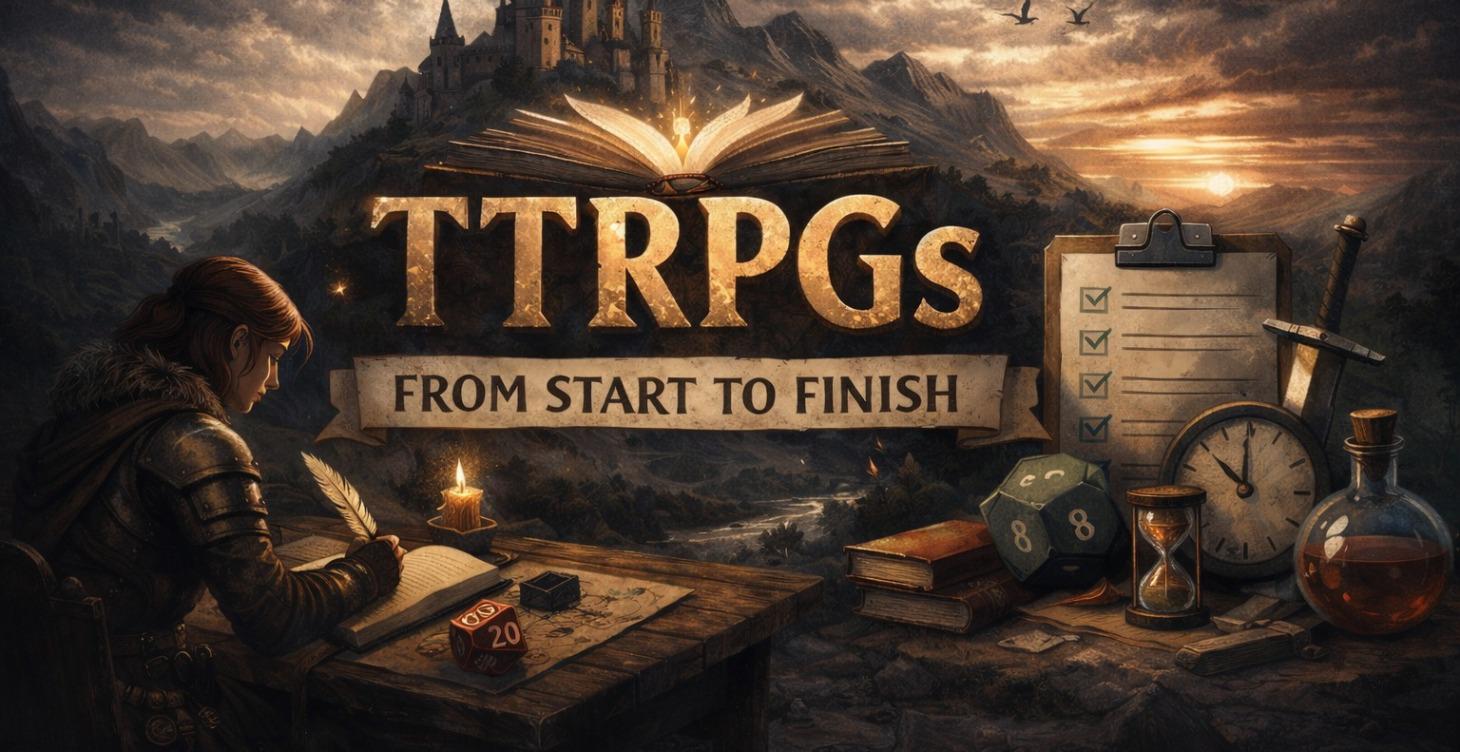 TTRPGS From Start to Finish