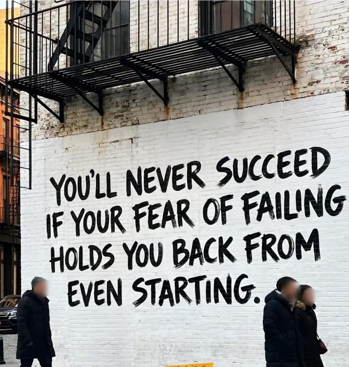 You'll never succeed 