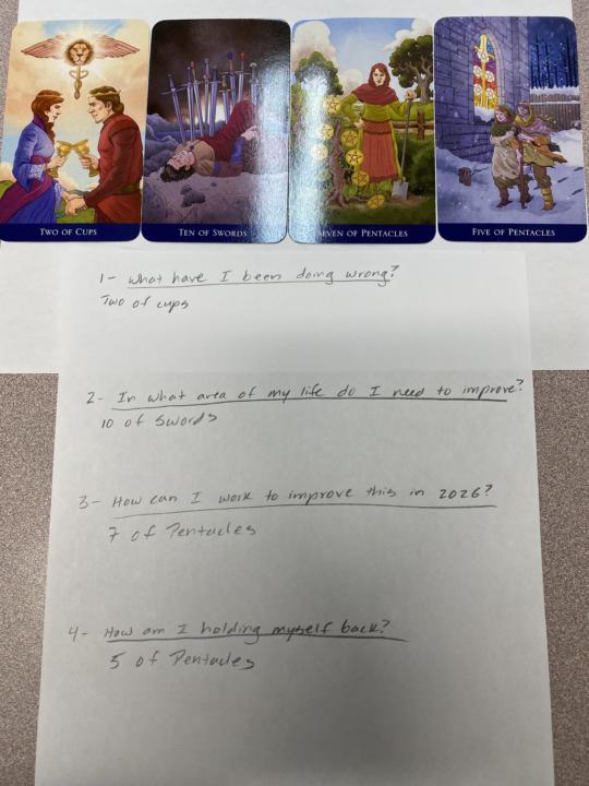 Quick lunch break card pull