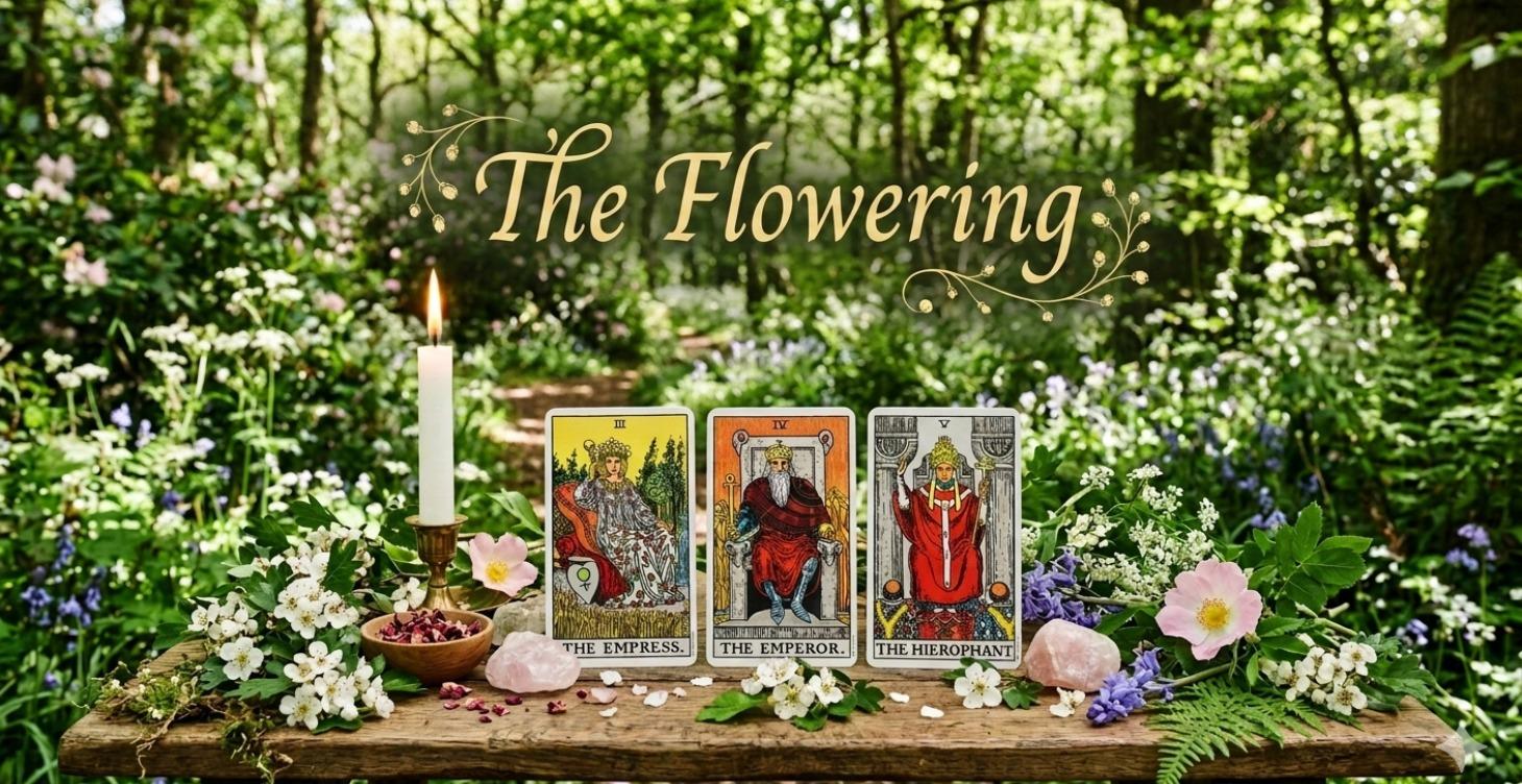 Beltane Season Tarot Alchemy: The Flowering