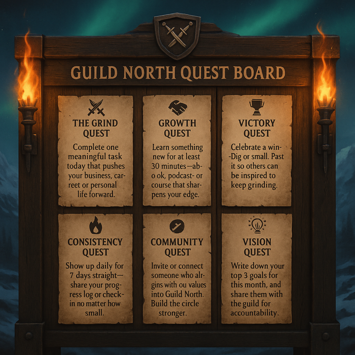🪵 Guild North Quest Board ⚔️
