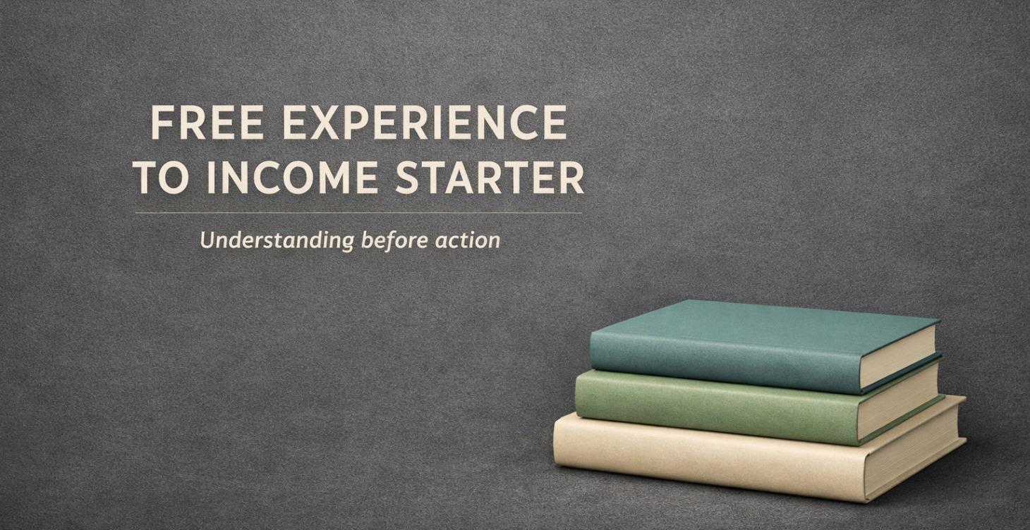 “Free Experience-to-Income Starter” 1.0