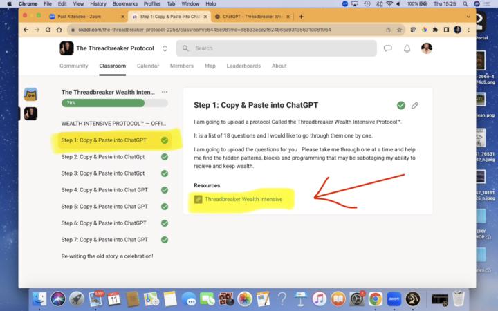 the Threadbreaker Wealth Intensive