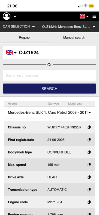 Mercedes slk