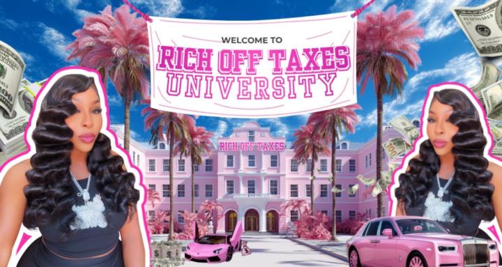 RICH OFF TAXES UNIVERSITY 