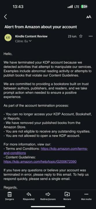 Be carful when submitting to KDP