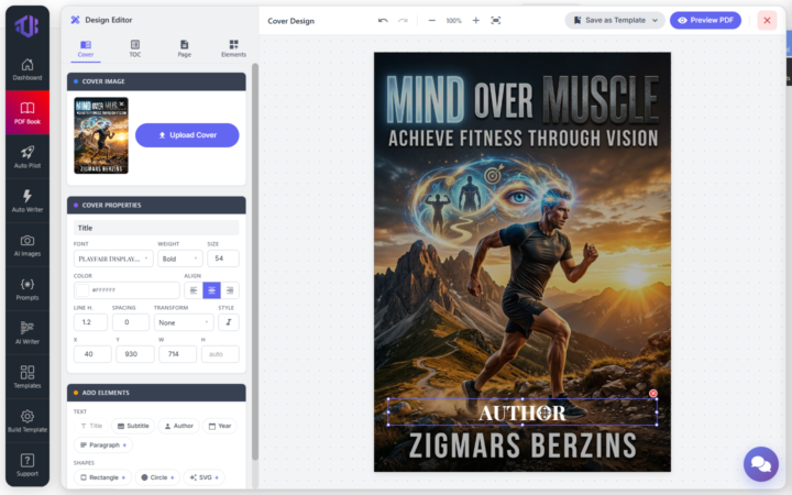 The visual editor for PDF Books is finally here! 🚀