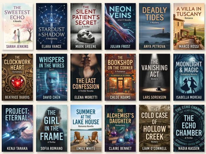 Fully AI-generated cover designs 😍 (soon)