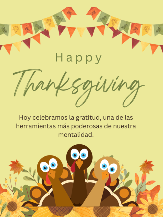 Happy Thanksgiving, comunidad 🧡🍂