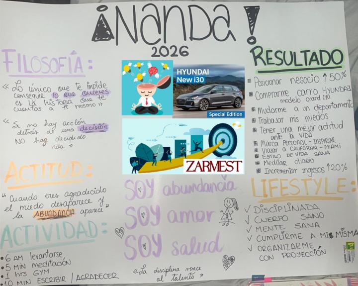 Fernanda visión board 2026