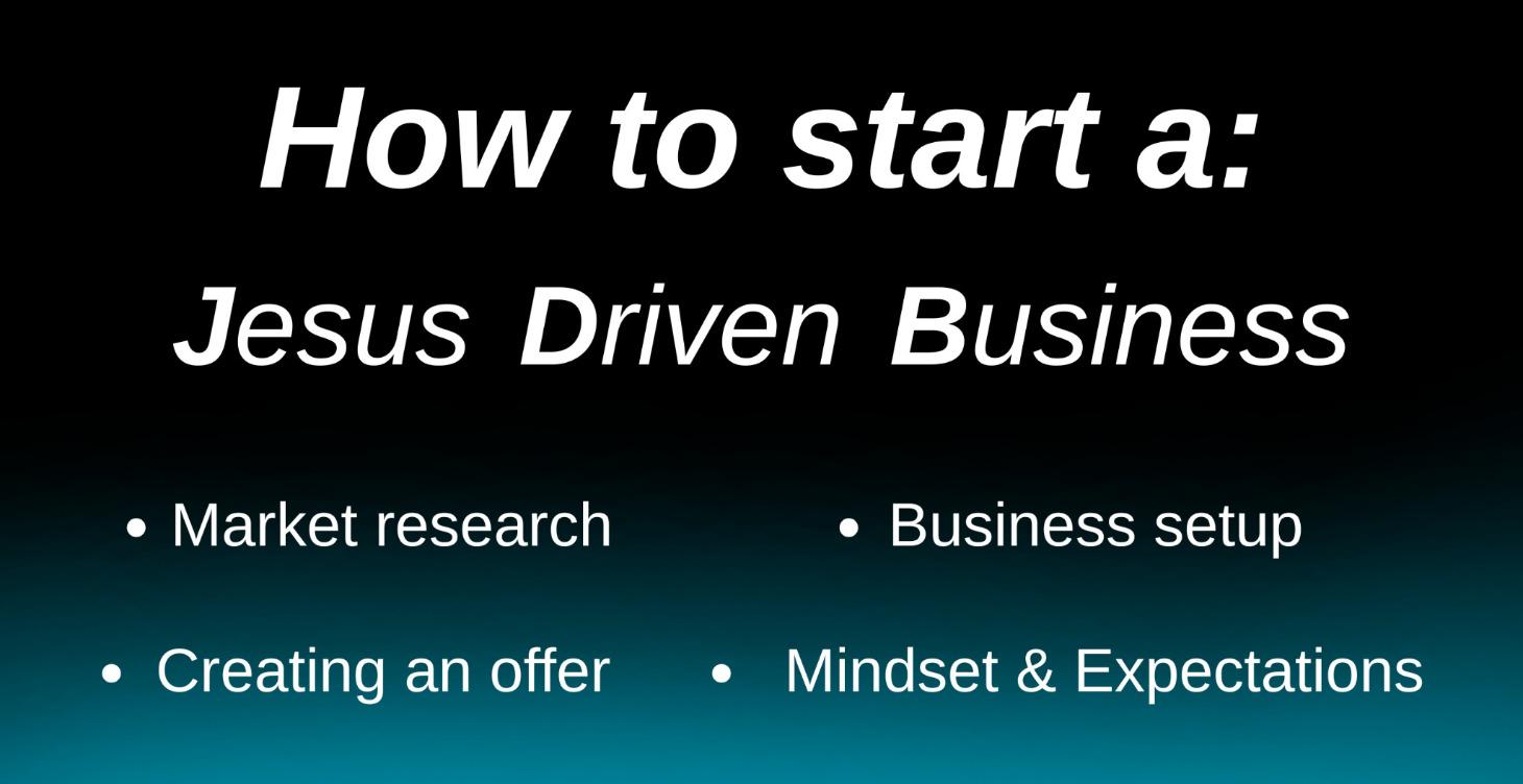 Intro to starting a business