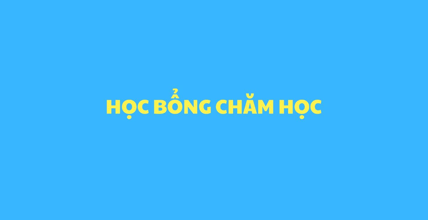 HỌC BỔNG CHĂM HỌC