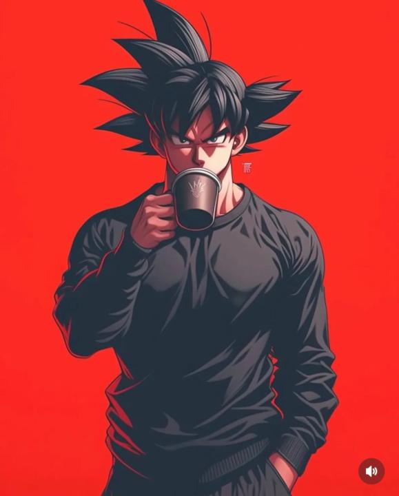 Sips coffee