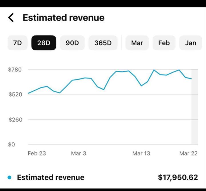 28 Days. $17,950+ Generated.
