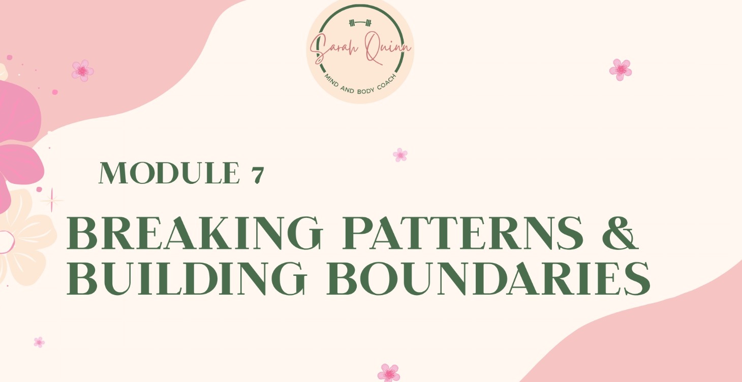Breaking patterns & building boundaries