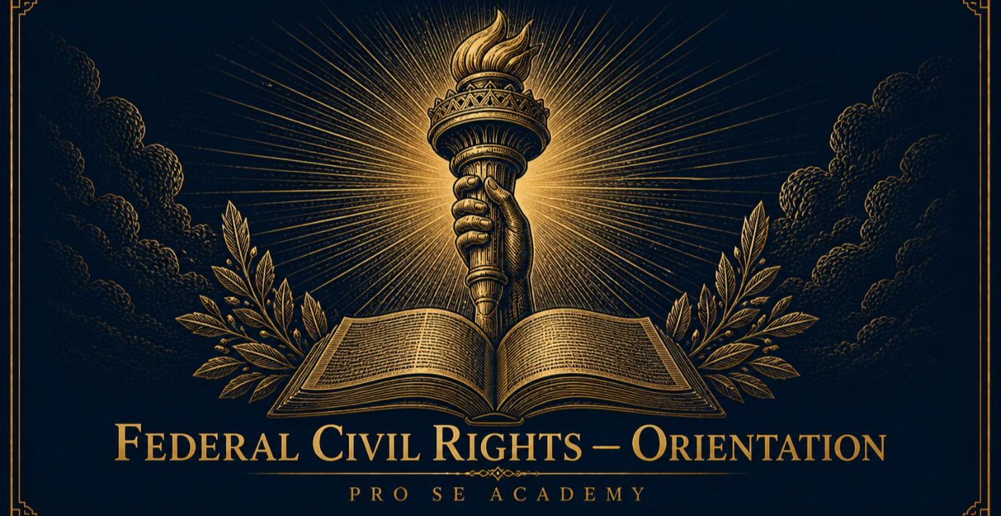 🎯 Federal Civil Rights — Orientation