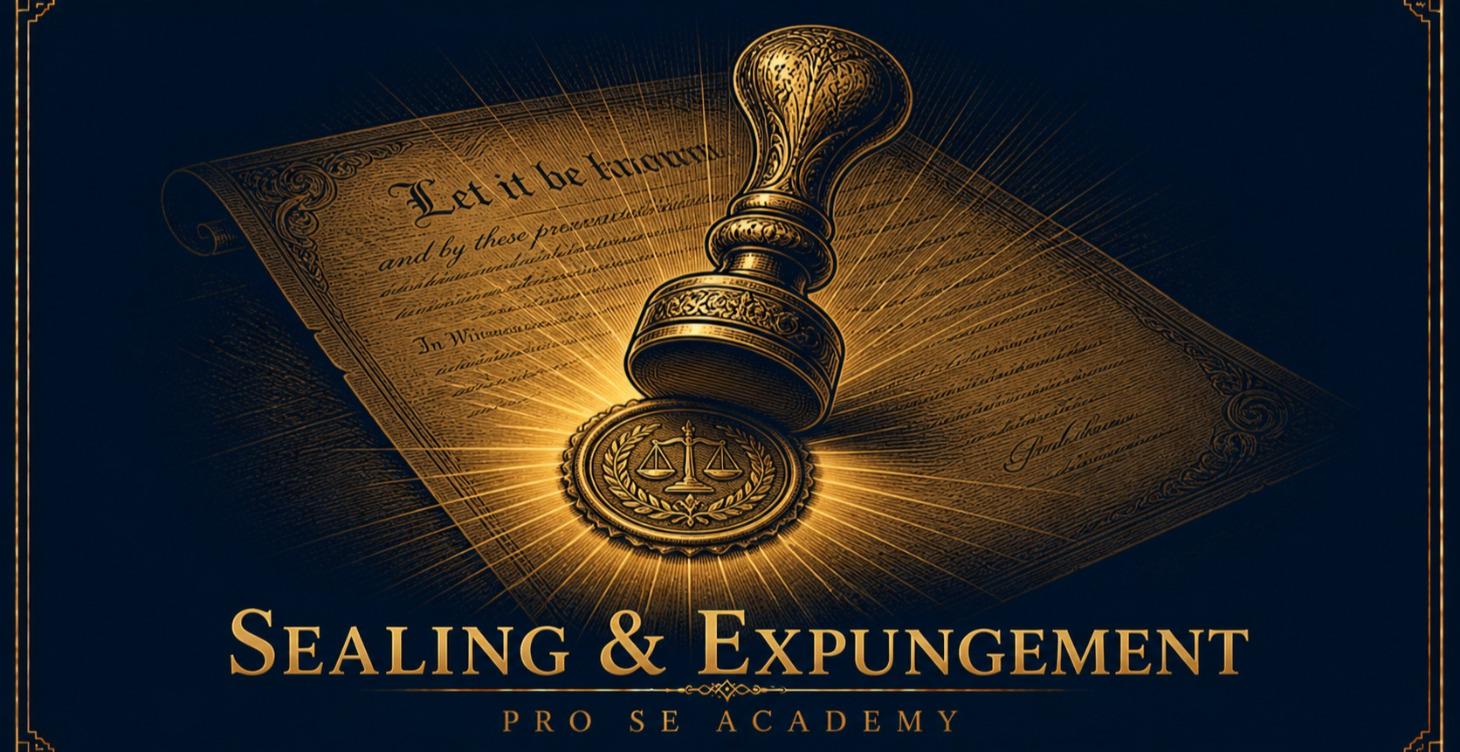 ⛓️ State Criminal — Sealing and Expungement
