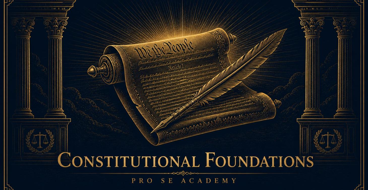 ⚖️ Constitutional Foundations