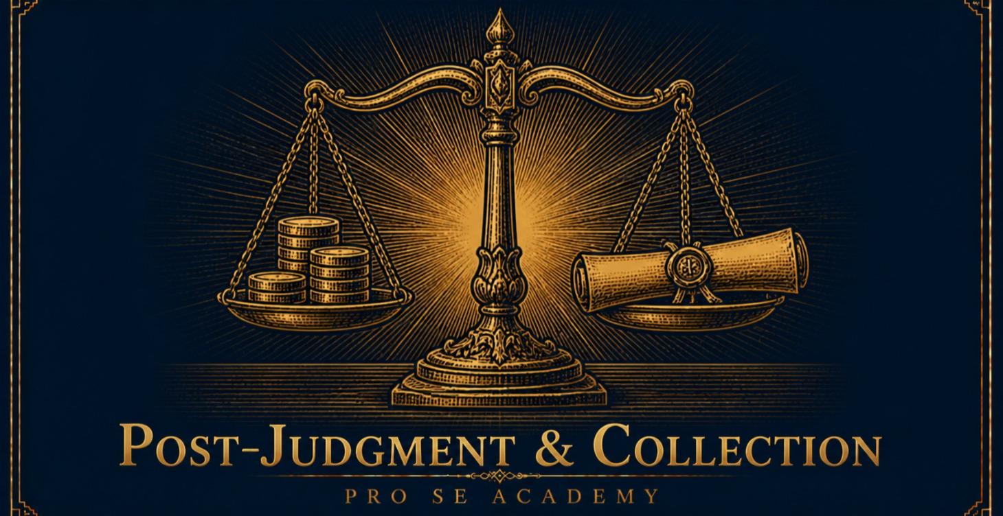 💰 Post-Judgment and Collection