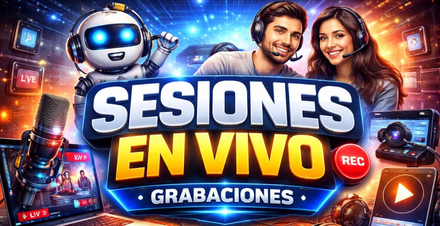 🔴 Sesiones en vivo
